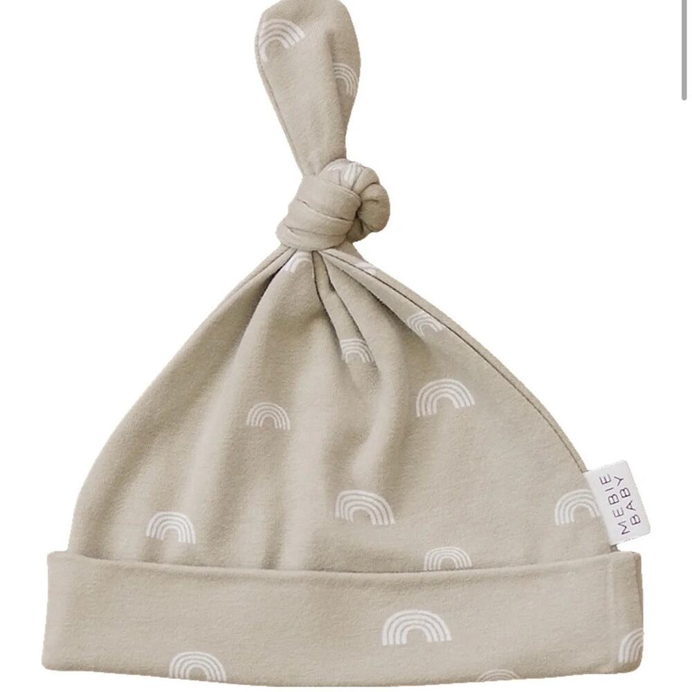 NEW Mebie Baby Sand Rainbow Knot Hat, NWT
